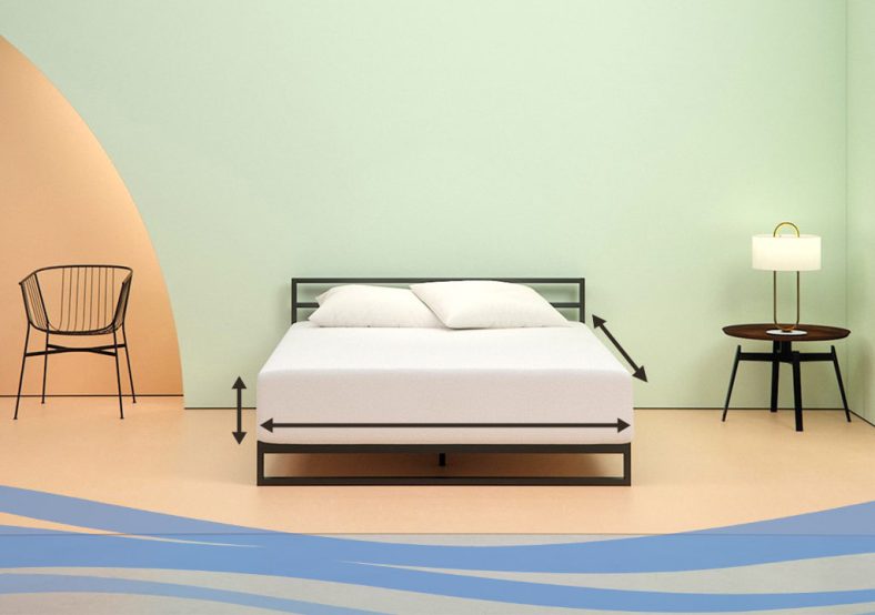 راهنمای کامل انتخاب سایز یا ابعاد تشک